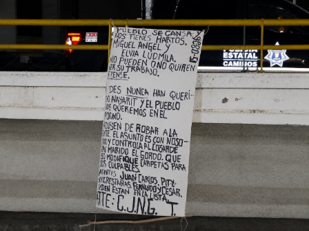 Tepic bajo tensión: un día después de la reunión de fiscales, hallan dos cuerpos y aparecen amenazas contra autoridades.