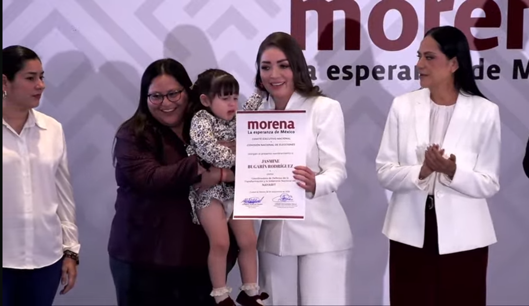 Jasmin María Bugarin Rodríguez es electa coordinadora estatal de la Defensa de la Transformación y la Soberanía Nacional en Nayarit.