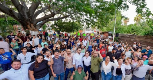 JASMIN BUGARÍN LLEVA A LA CRUZ DE HUANACAXTLE EL MENSAJE DE LA TRANSFORMACIÓN Y LA DEFENSA DE LA SOBERANÍA.