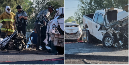 TRAGEDIA EN LA 101: MUERE DOCTORA DEL IMSS Y SUS DOS HIJOS EN FATAL ACCIDENTE EN TAMAULIPAS.